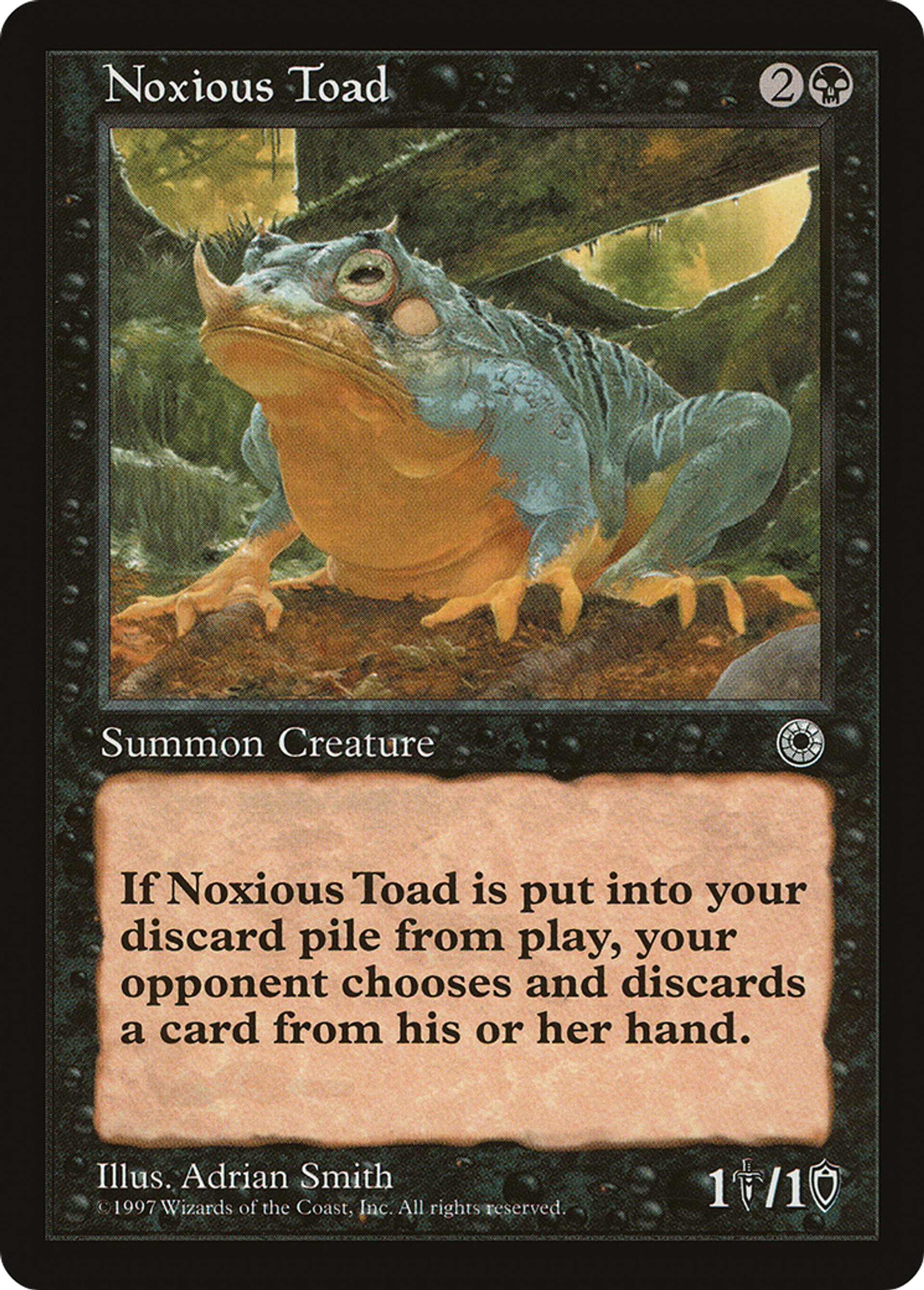Noxious Toad — Portal — Magic: The Gathering