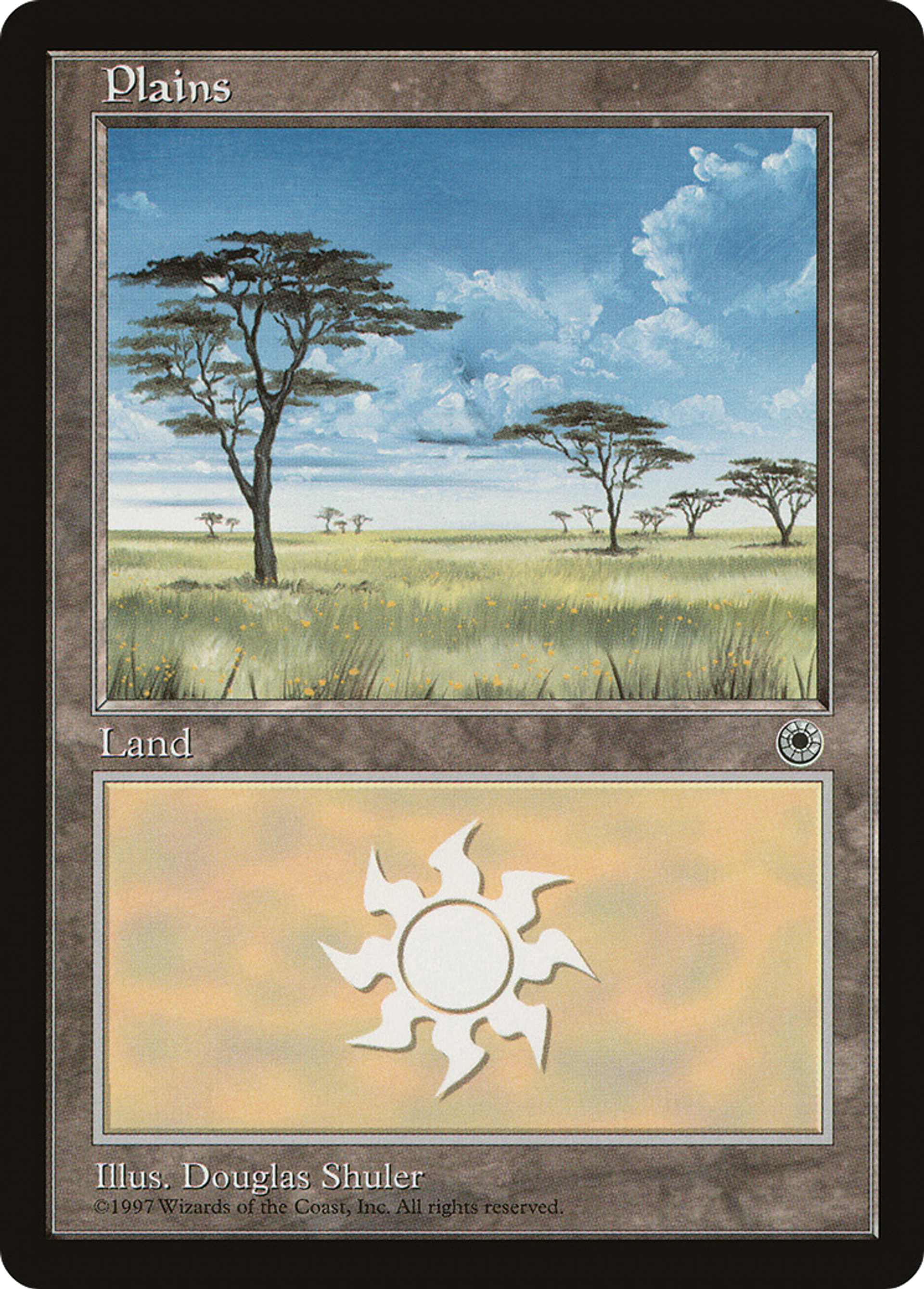 Plains — Portal — Magic: The Gathering