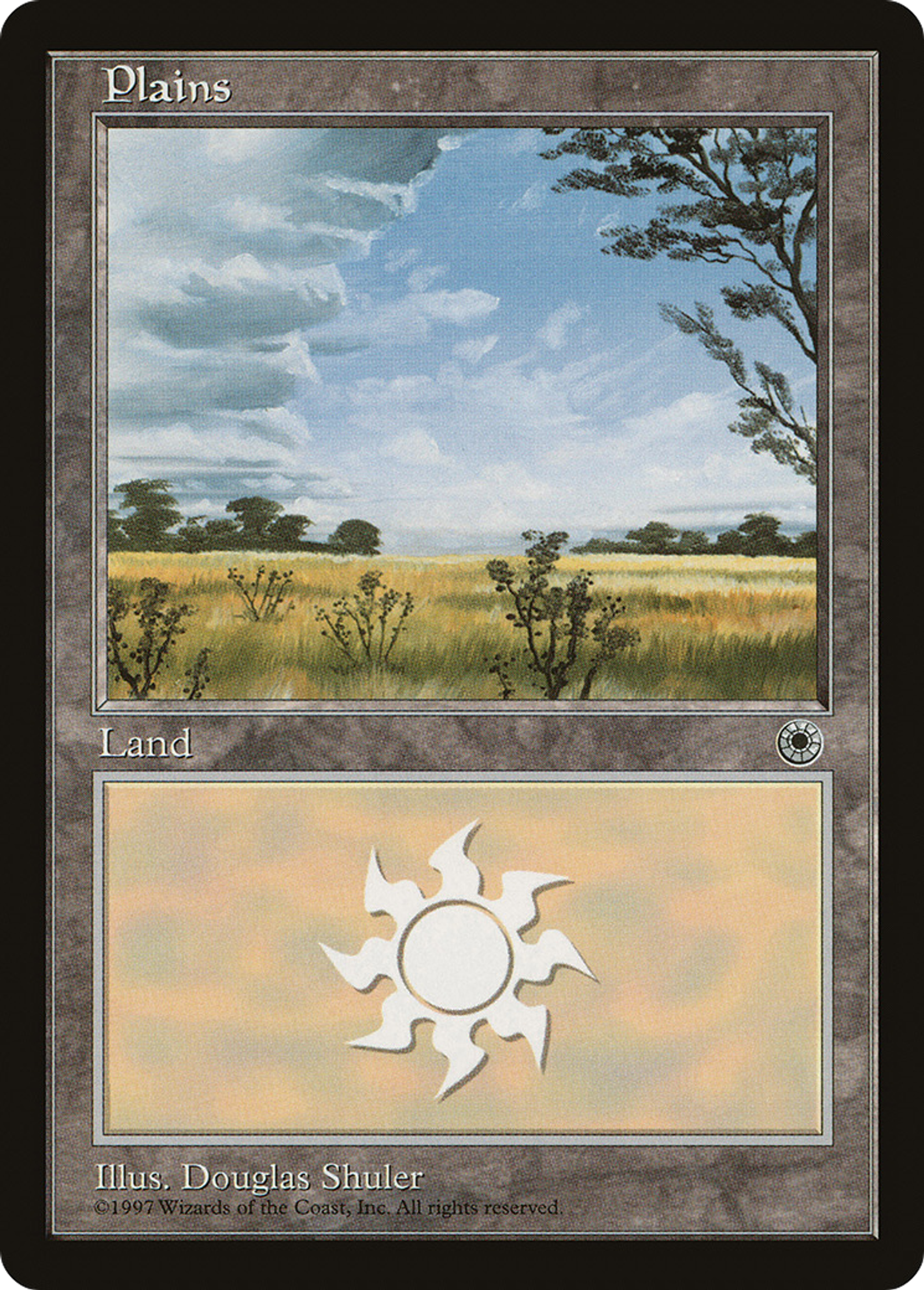 Plains — Portal — Magic: The Gathering