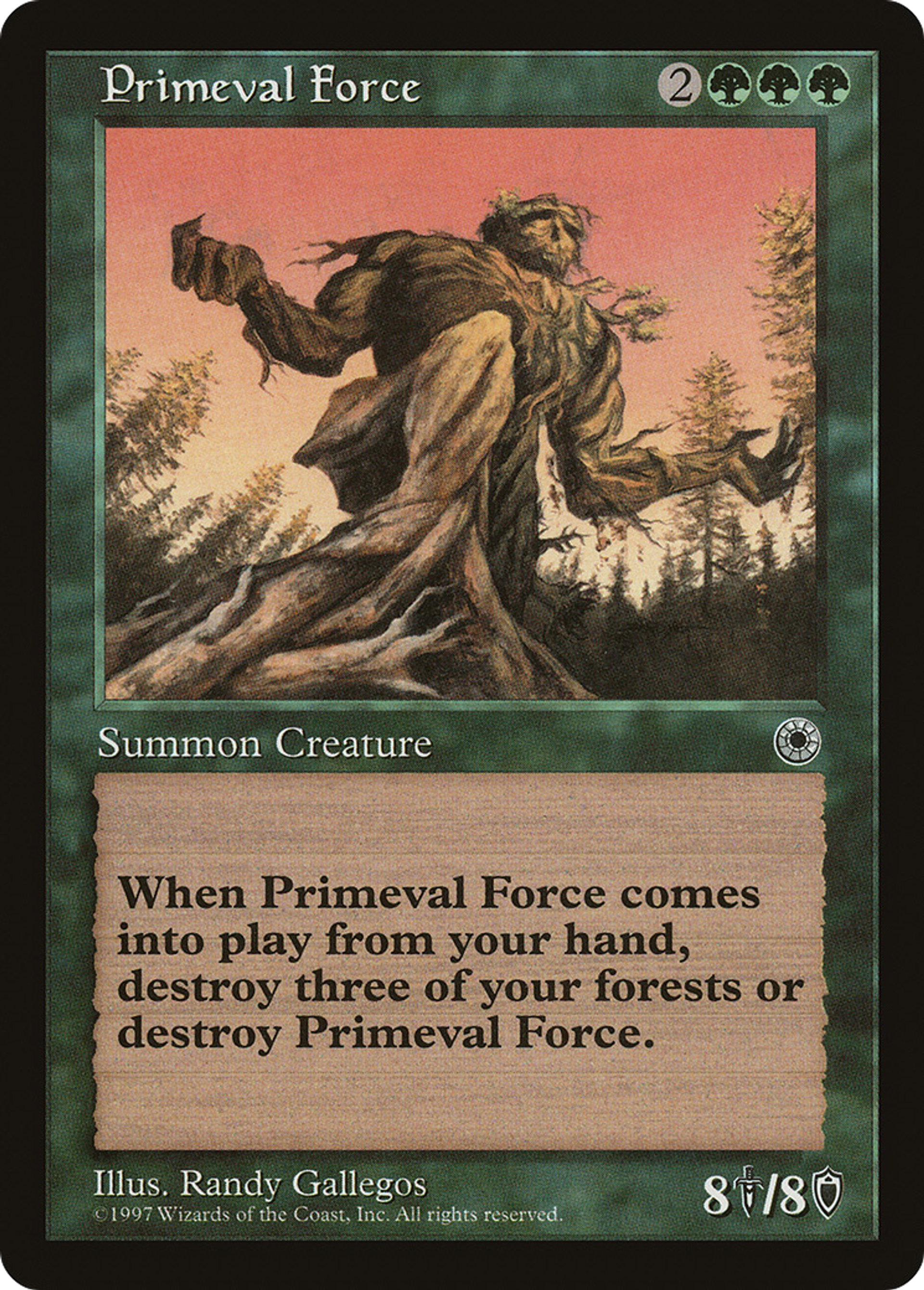 Primeval Force — Portal — Magic: The Gathering