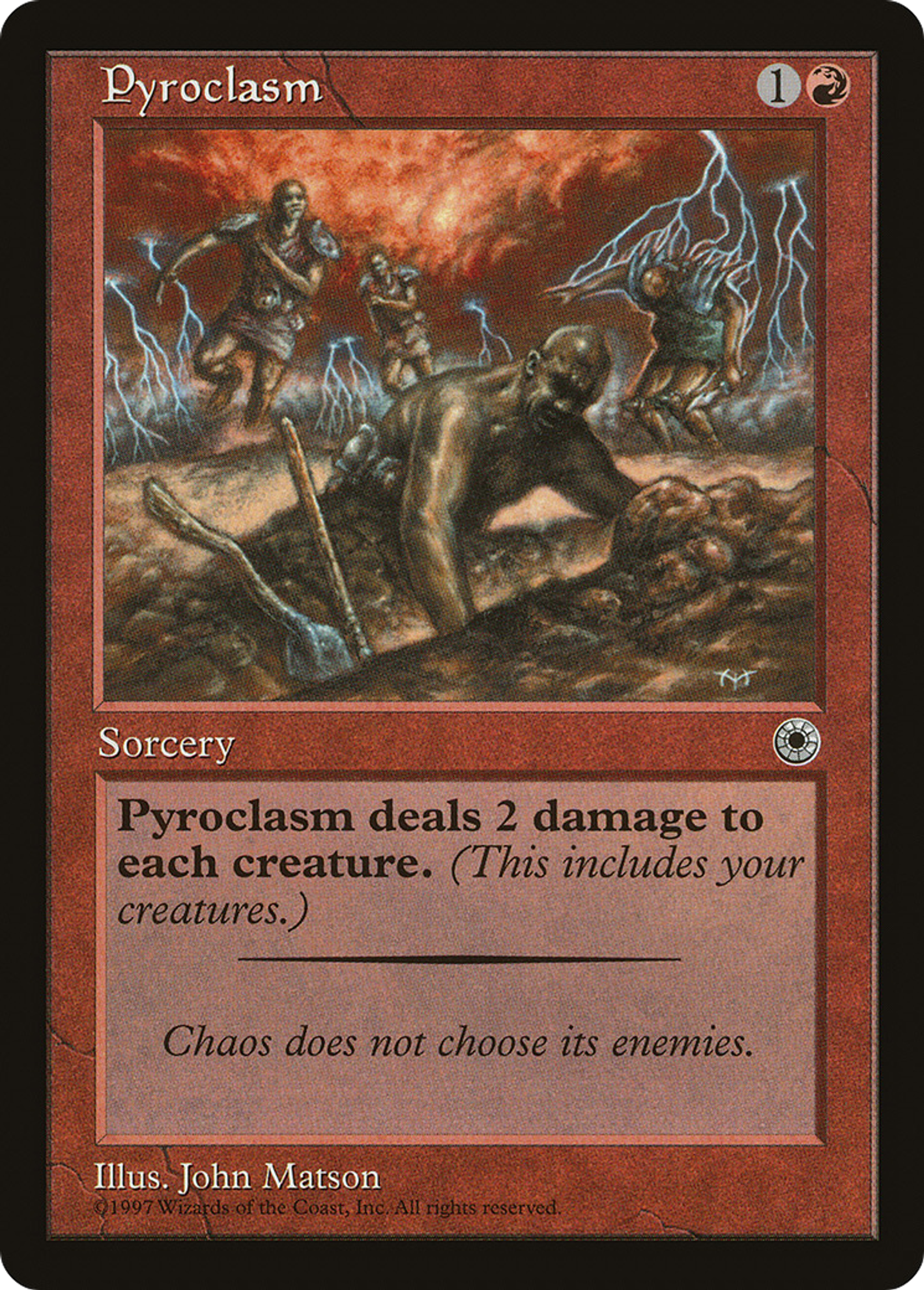Pyroclasm — Portal — Magic: The Gathering
