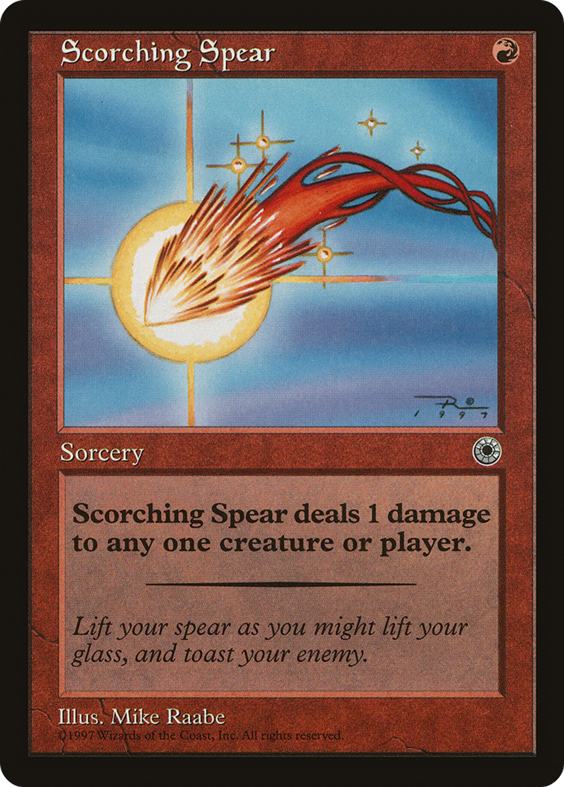 Scorching Spear — Portal — Magic: The Gathering