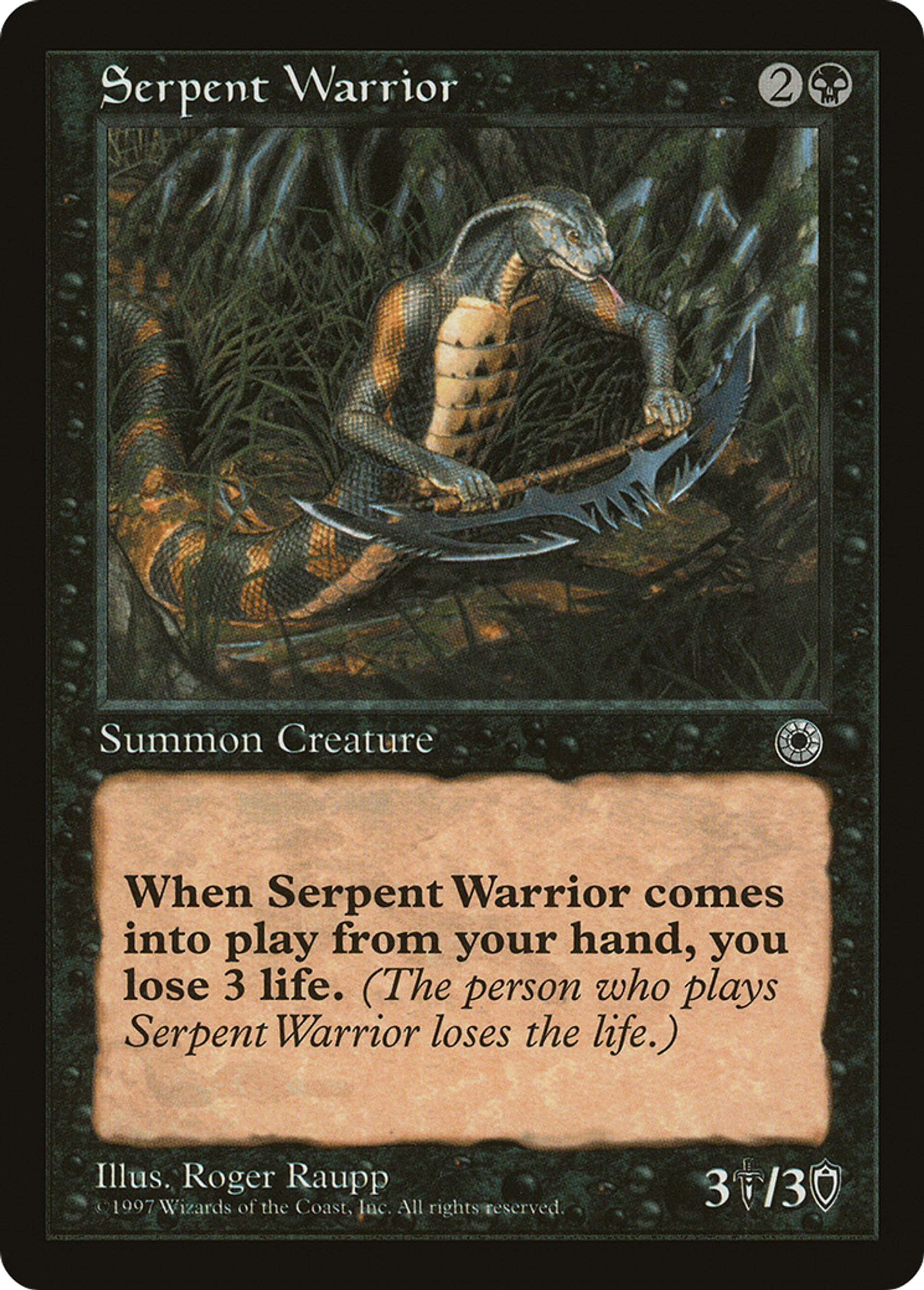 Serpent Warrior — Portal — Magic: The Gathering