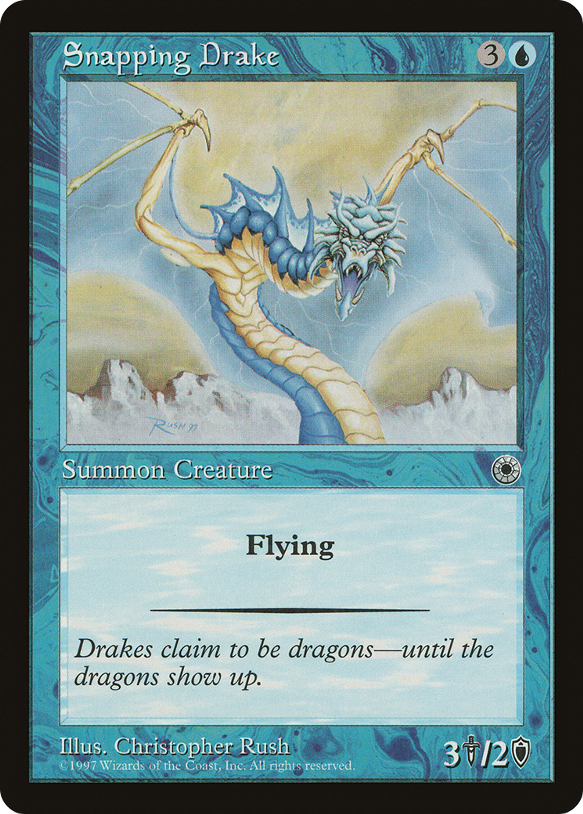 Snapping Drake — Portal — Magic: The Gathering