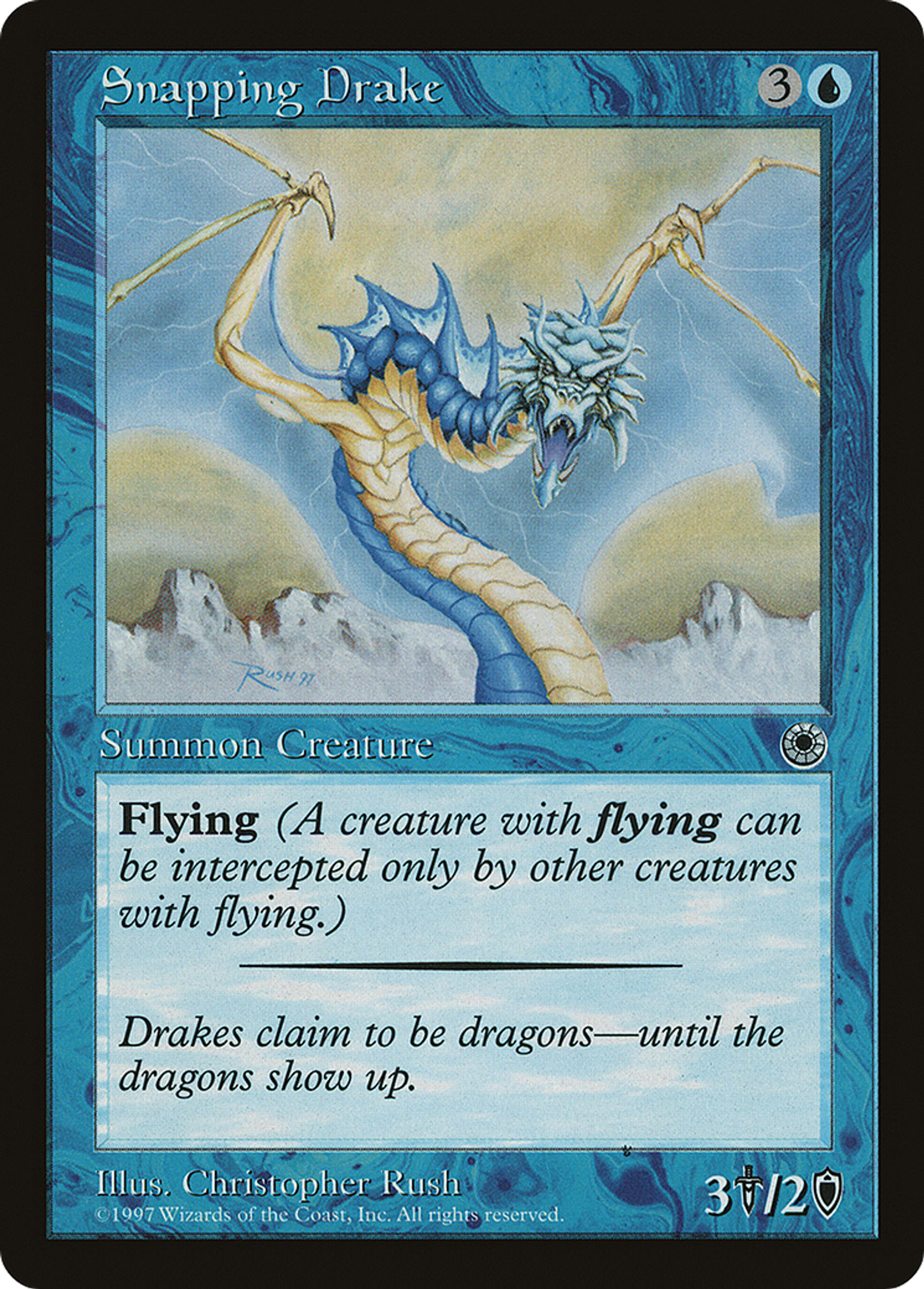 Snapping Drake — Portal — Magic: The Gathering