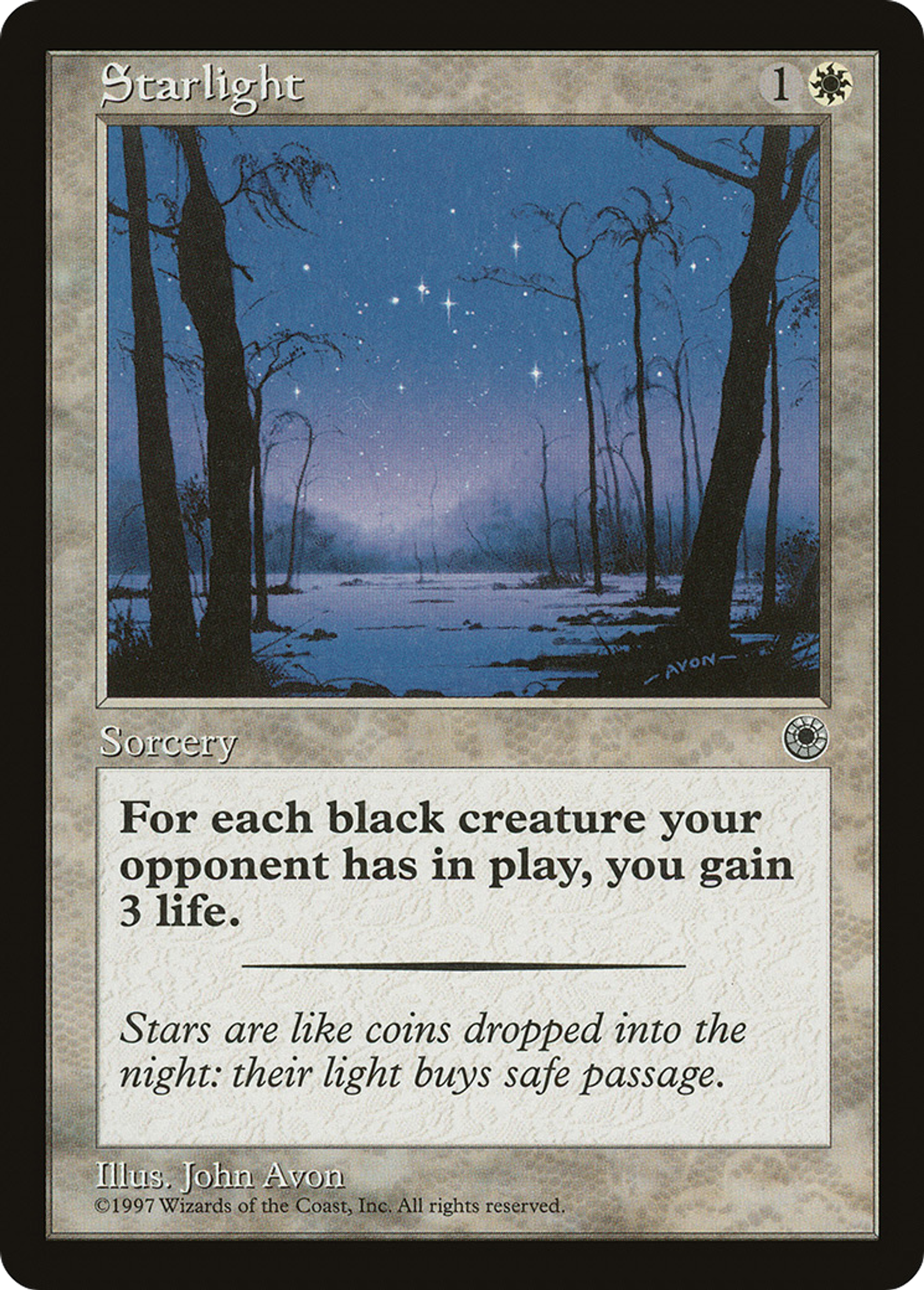 Starlight — Portal — Magic: The Gathering