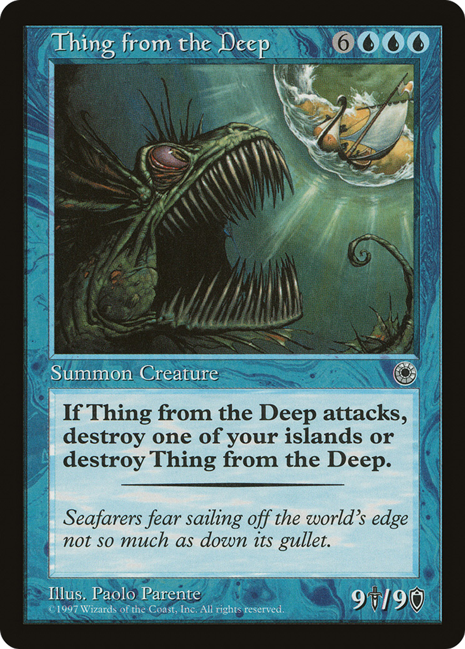 Thing from the Deep — Portal — Magic: The Gathering