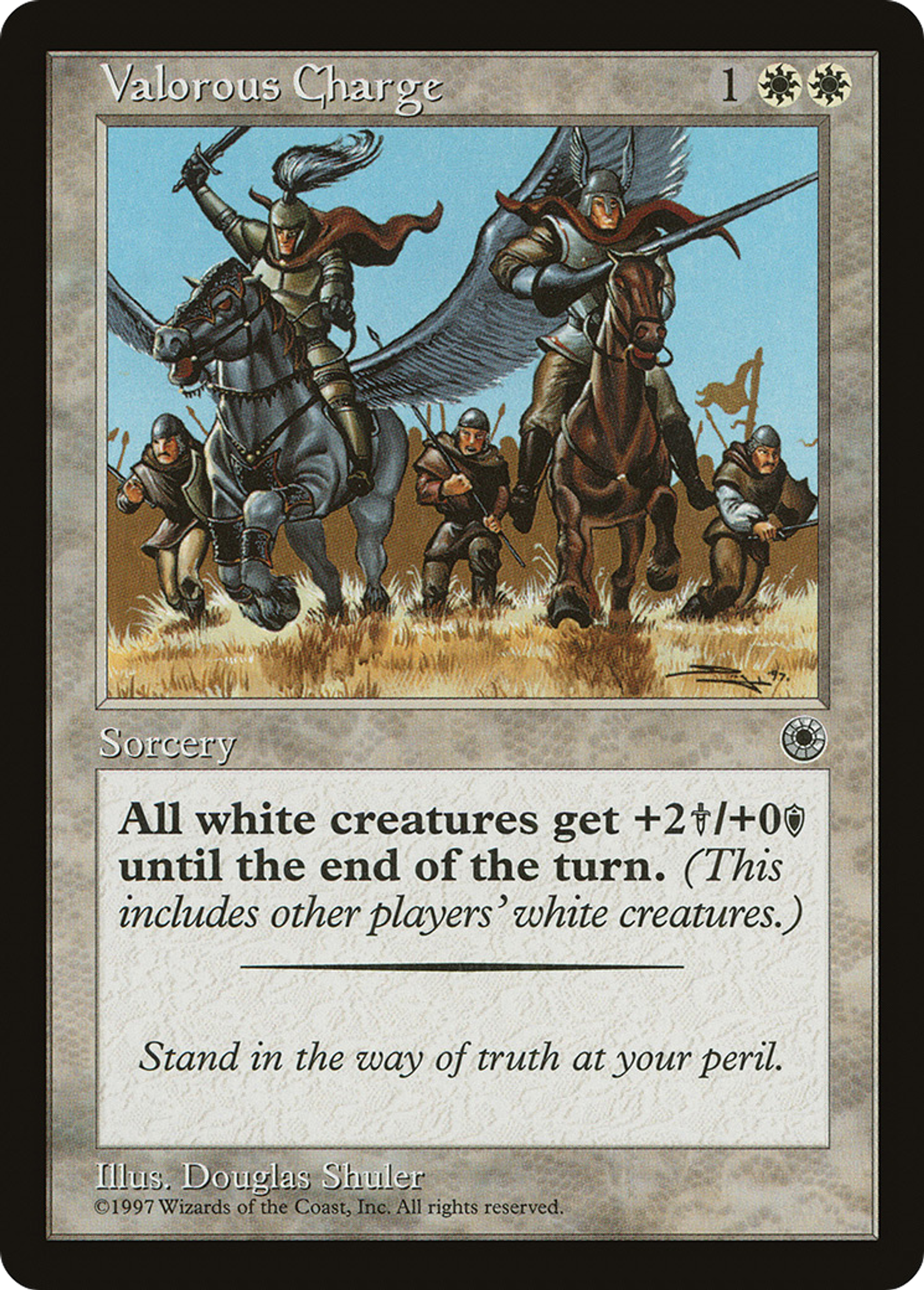 Valorous Charge — Portal — Magic: The Gathering