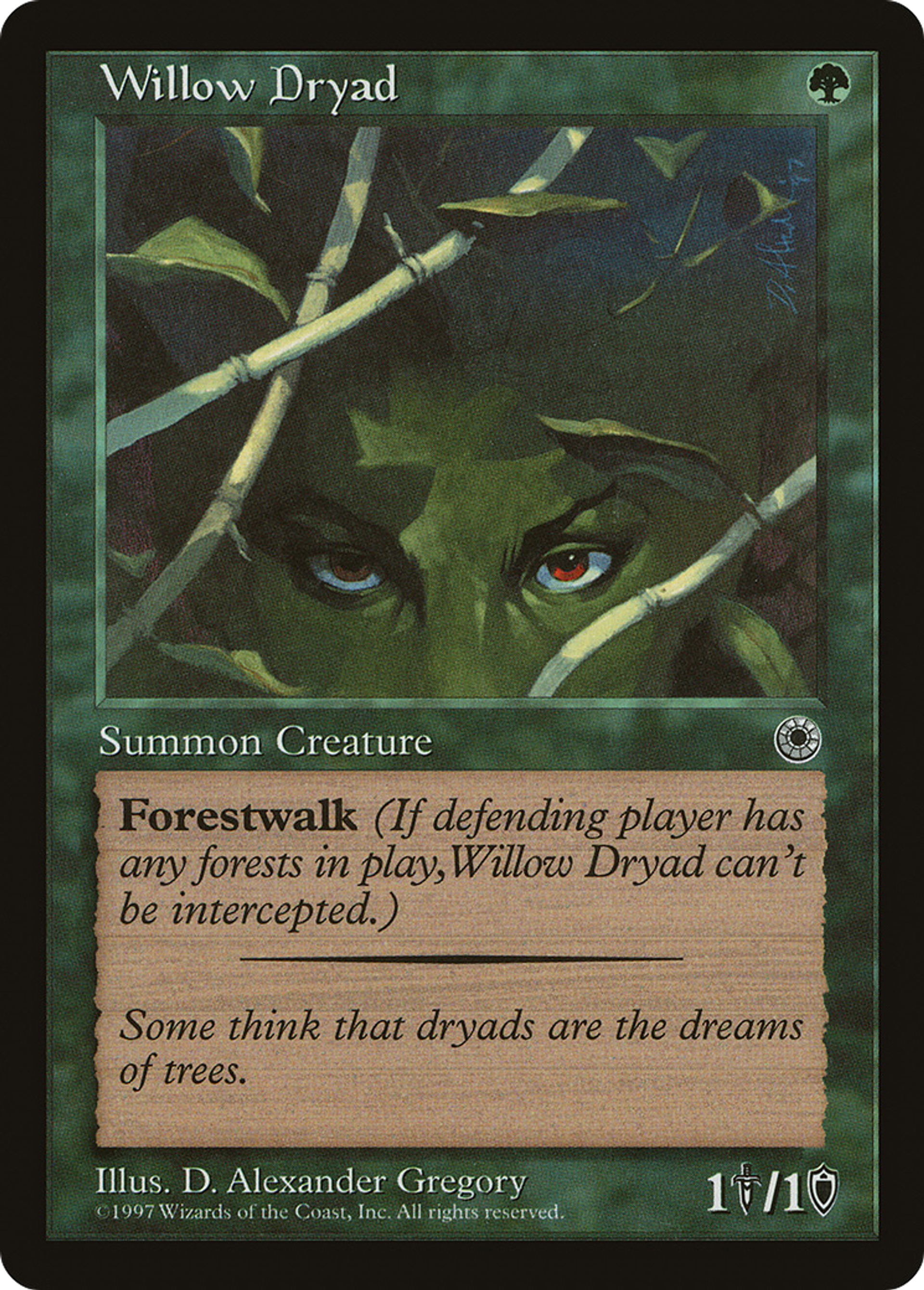 Willow Dryad — Portal — Magic: The Gathering