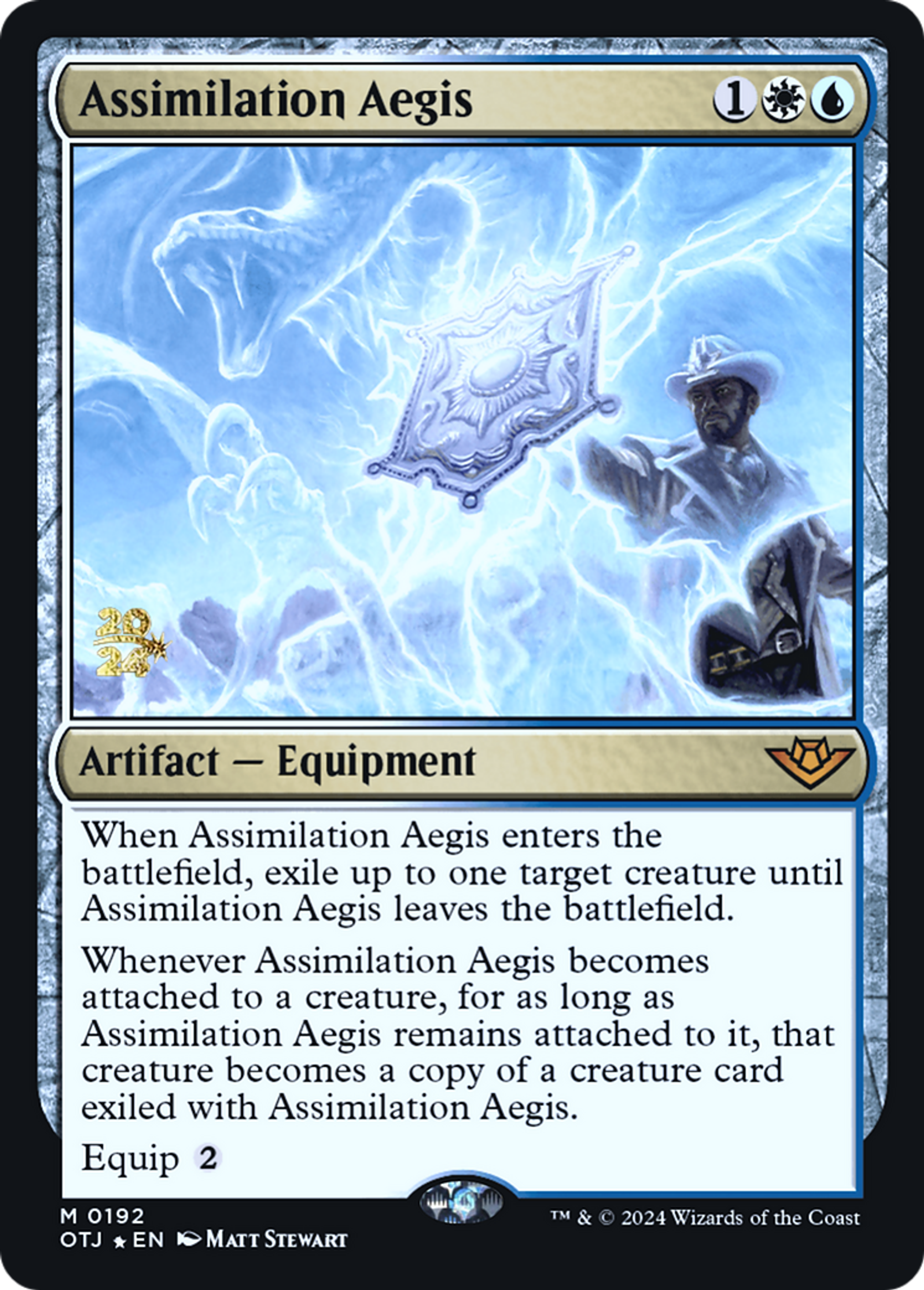 Égide d'assimilation — Outlaws of Thunder Junction Promos — Magic: The Gathering