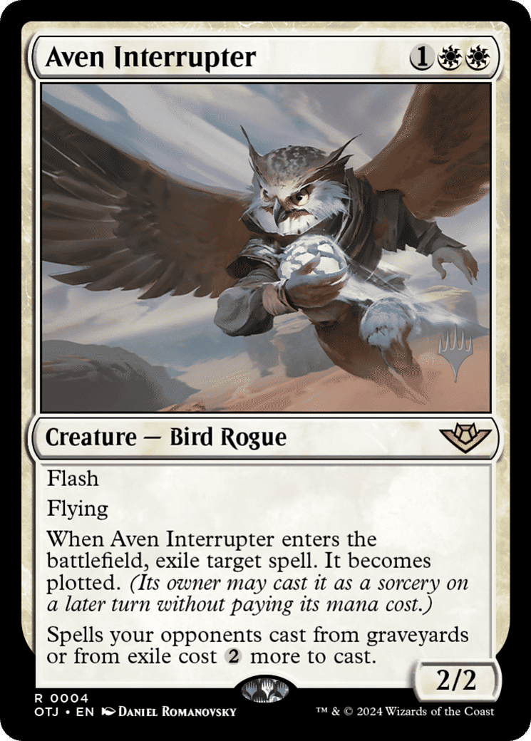 Aven Interrupter — Outlaws of Thunder Junction Promos — Magic: The Gathering