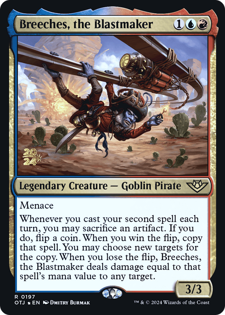 Breeches, the Blastmaker — Outlaws of Thunder Junction Promos — Magic: The Gathering