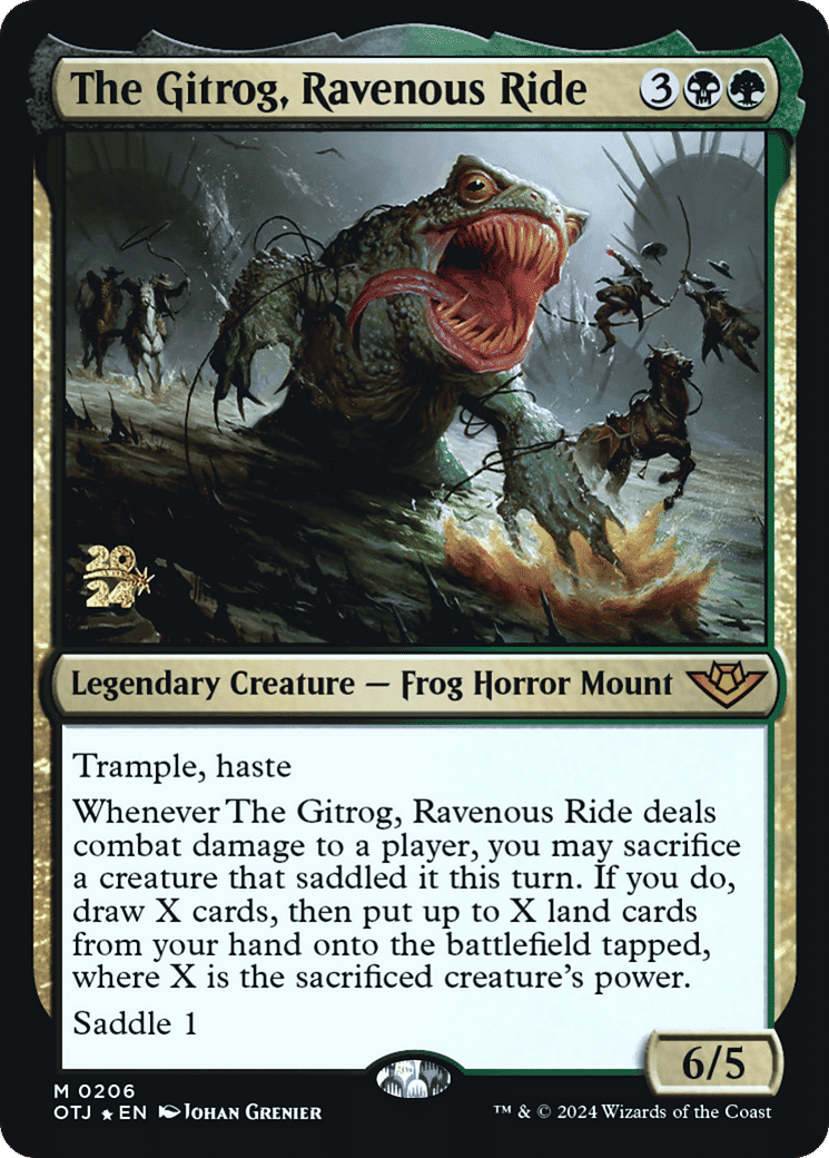 The Gitrog, Ravenous Ride — Outlaws of Thunder Junction Promos — Magic: The Gathering