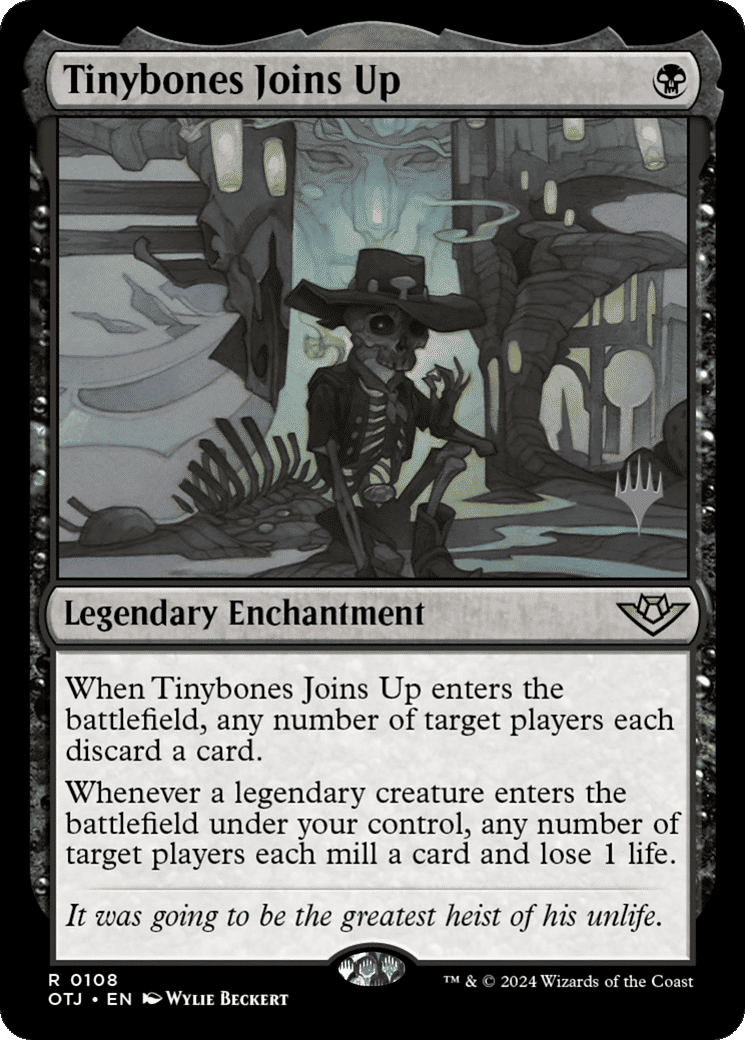 Tinybones Joins Up — Outlaws of Thunder Junction Promos — Magic: The Gathering