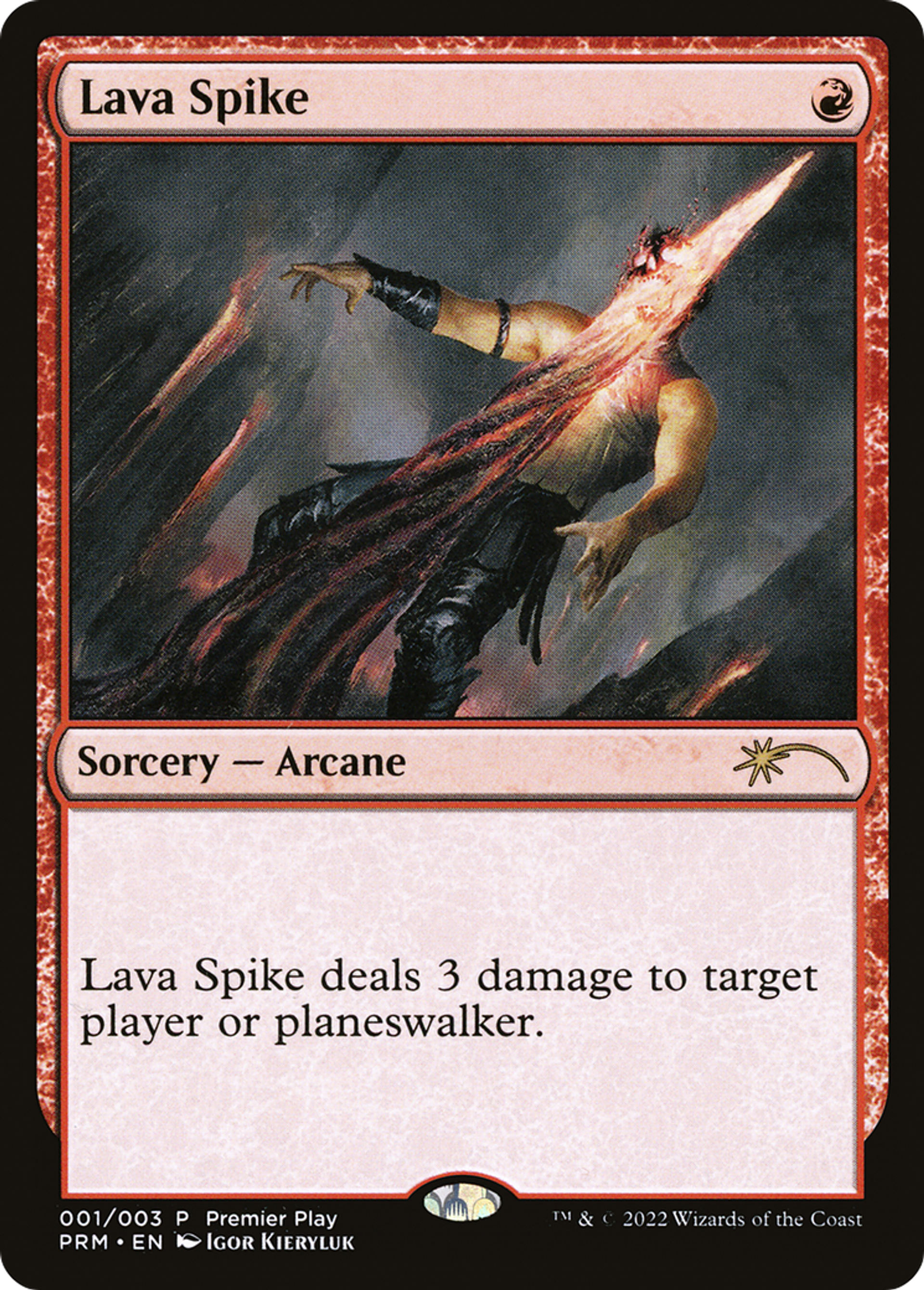 Pointe de lave — Pro Tour Promos — Magic: The Gathering