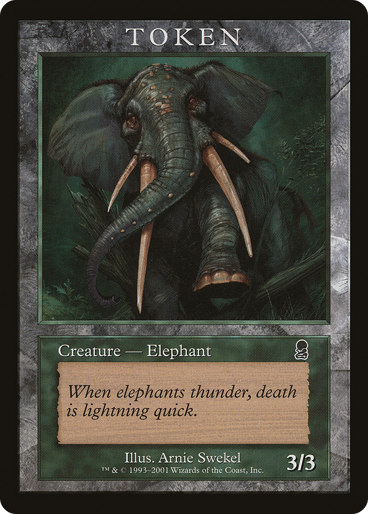 Elephant — Magic Player Rewards 2002 — Magic: The Gathering