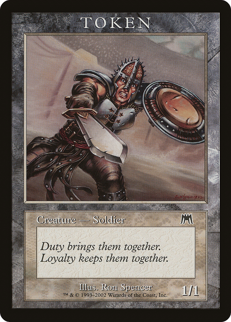 Soldier — Magic Player Rewards 2002 — Magic: The Gathering