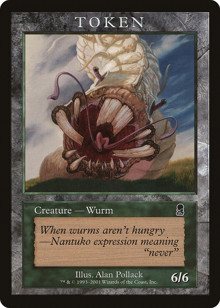 Wurm — Magic Player Rewards 2002 — Magic: The Gathering