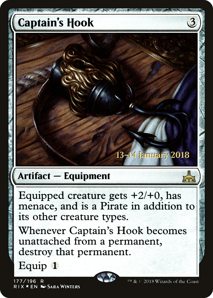 Captain's Hook — Rivals of Ixalan Promos — Magic: The Gathering