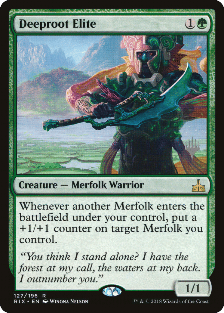 Deeproot Elite — Rivals of Ixalan Promos — Magic: The Gathering