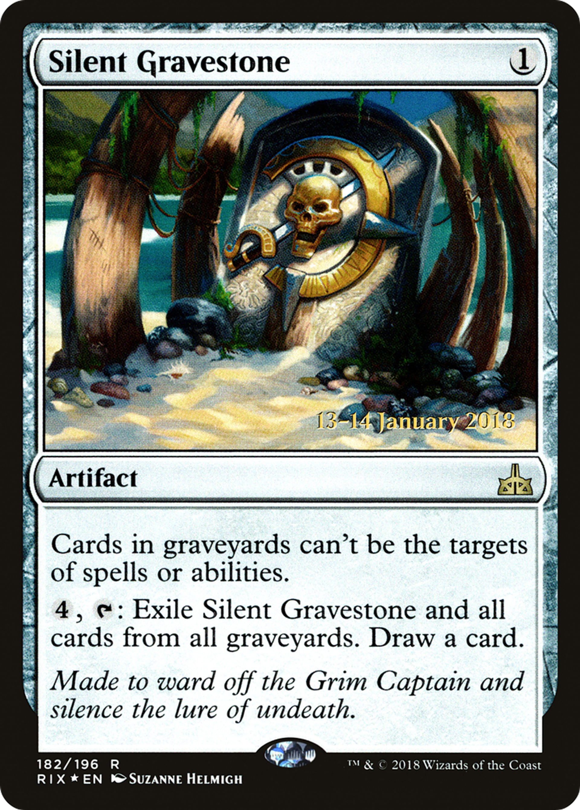 Silent Gravestone — Rivals of Ixalan Promos — Magic: The Gathering