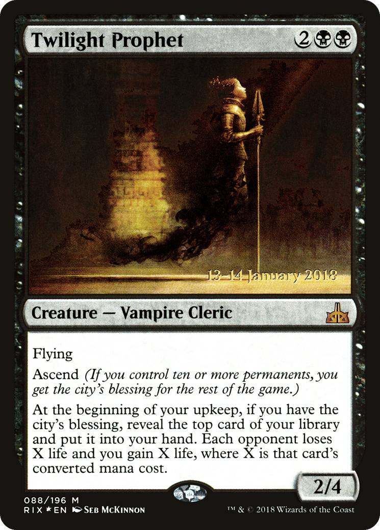 Twilight Prophet — Rivals of Ixalan Promos — Magic: The Gathering