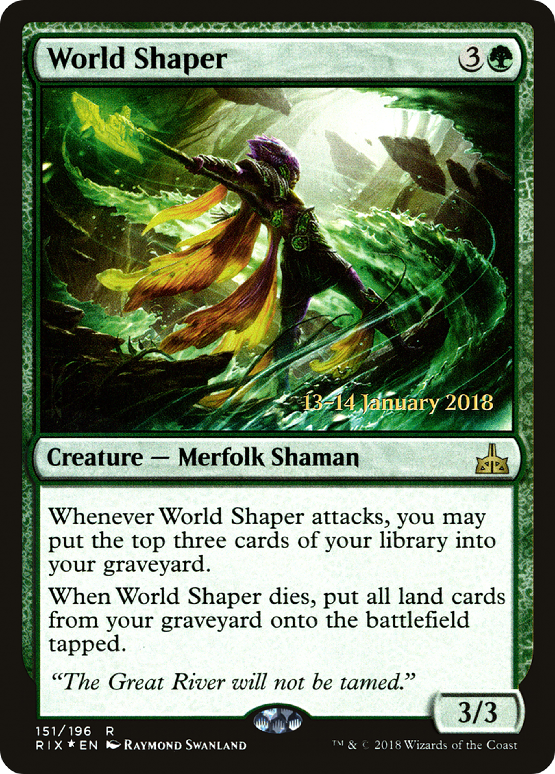 World Shaper — Rivals of Ixalan Promos — Magic: The Gathering
