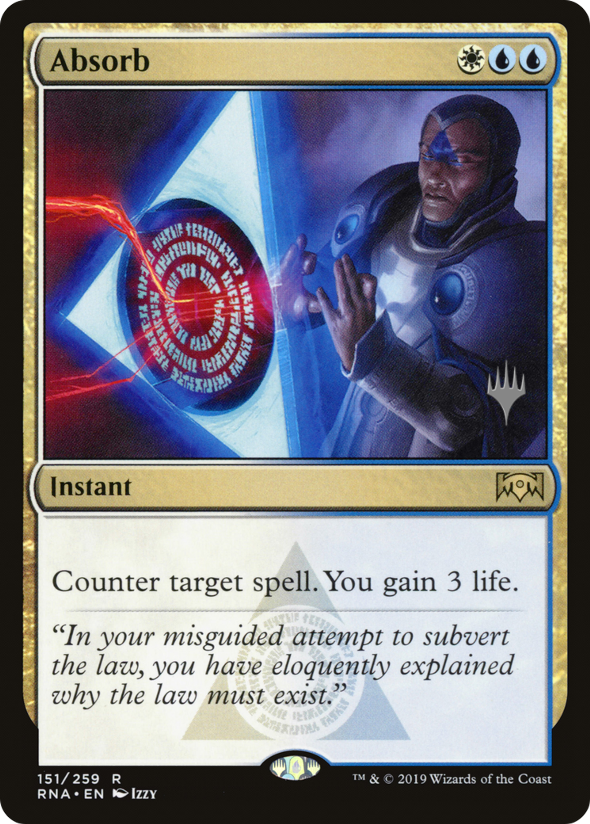 Absorb — Ravnica Allegiance Promos — Magic: The Gathering