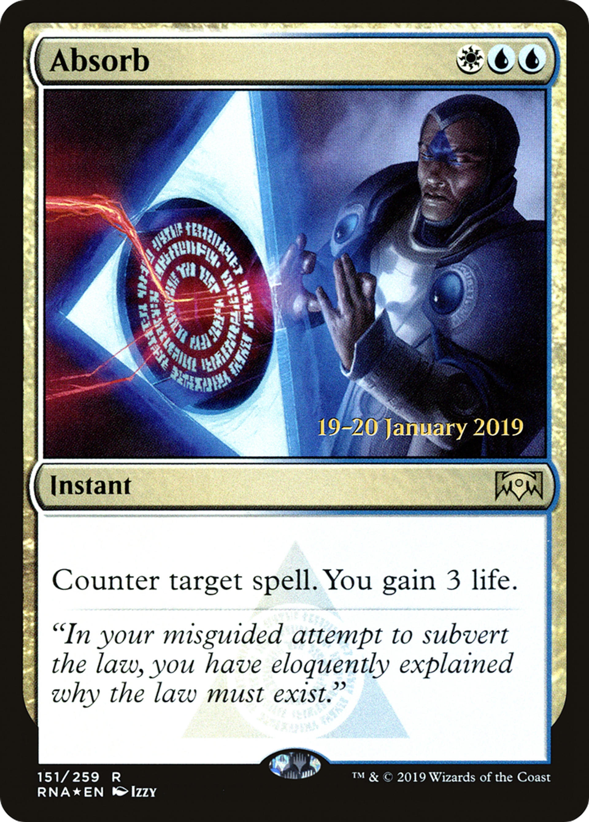 Absorb — Ravnica Allegiance Promos — Magic: The Gathering