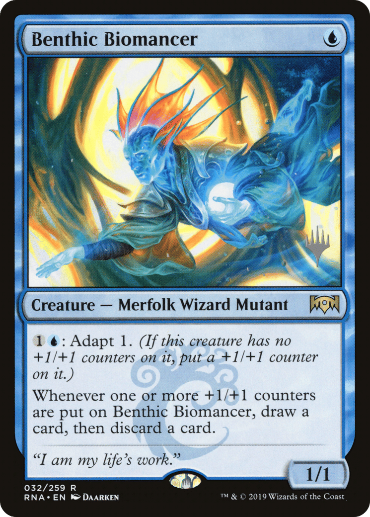 Biomancien benthique — Ravnica Allegiance Promos — Magic: The Gathering
