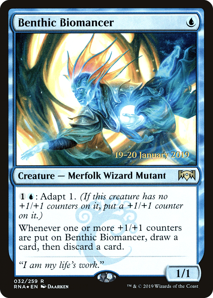 Biomancien benthique — Ravnica Allegiance Promos — Magic: The Gathering