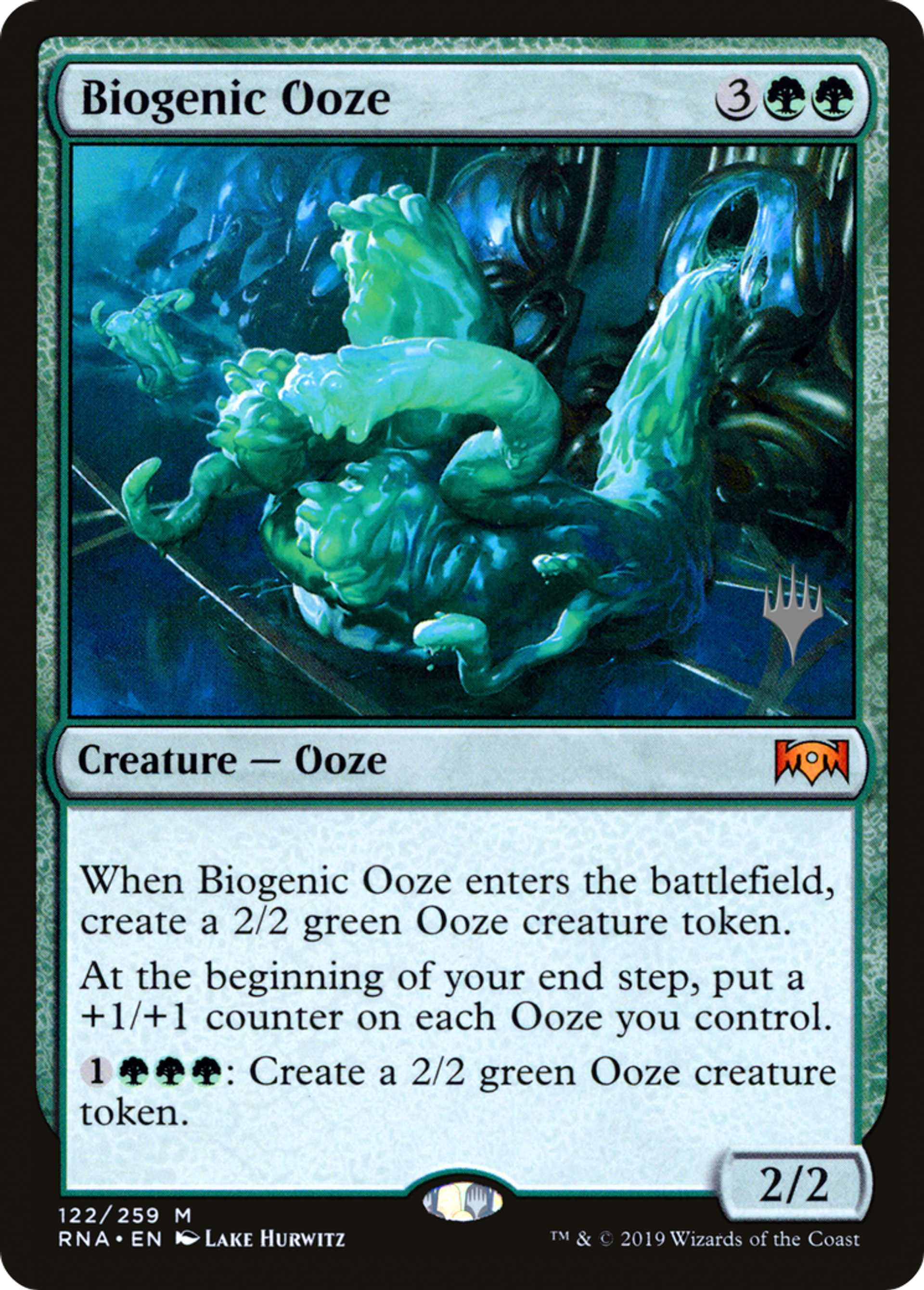 Biogenic Ooze — Ravnica Allegiance Promos — Magic: The Gathering