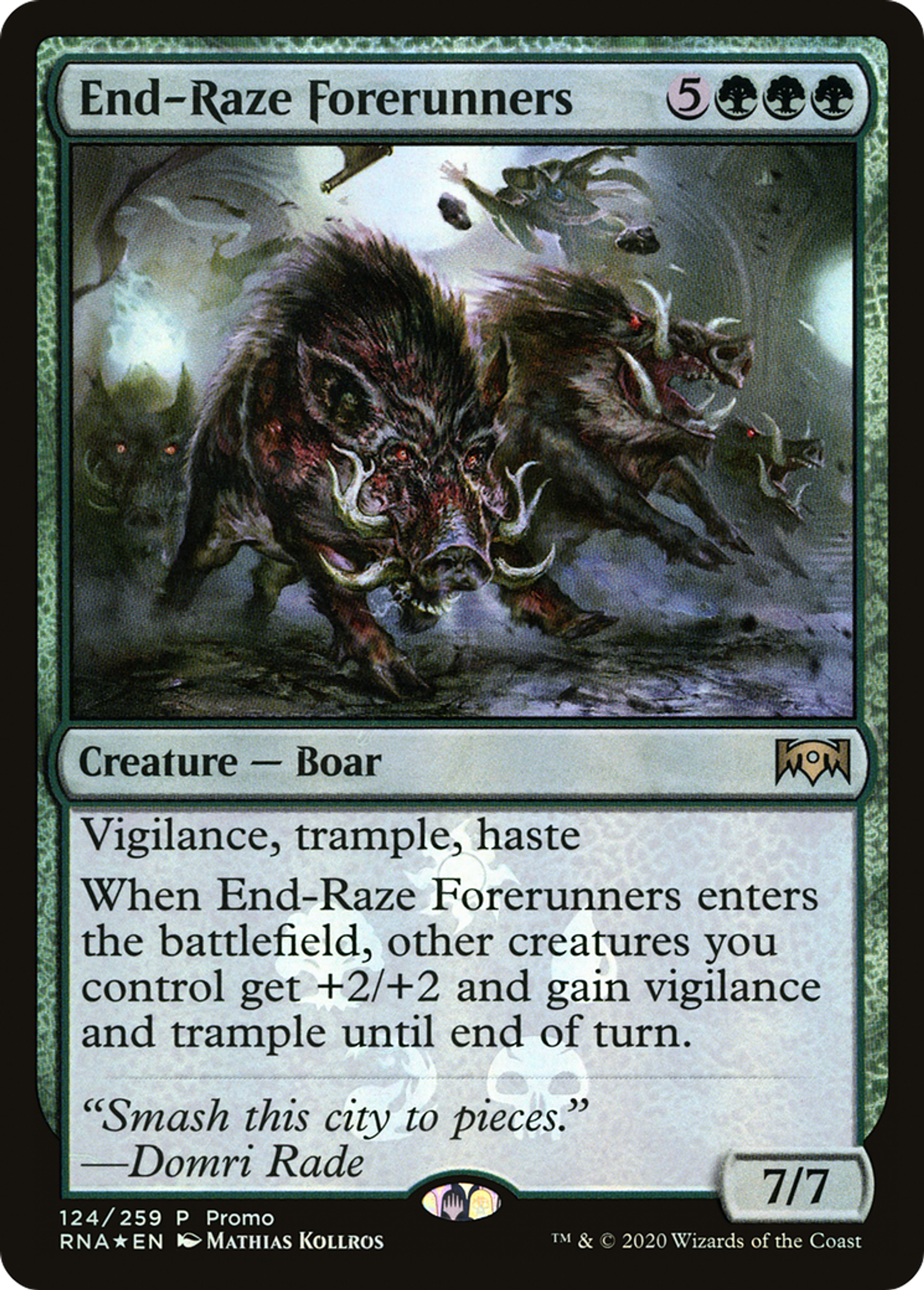 End-Raze Forerunners — Ravnica Allegiance Promos — Magic: The Gathering