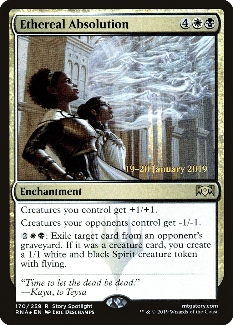 Ethereal Absolution — Ravnica Allegiance Promos — Magic: The Gathering