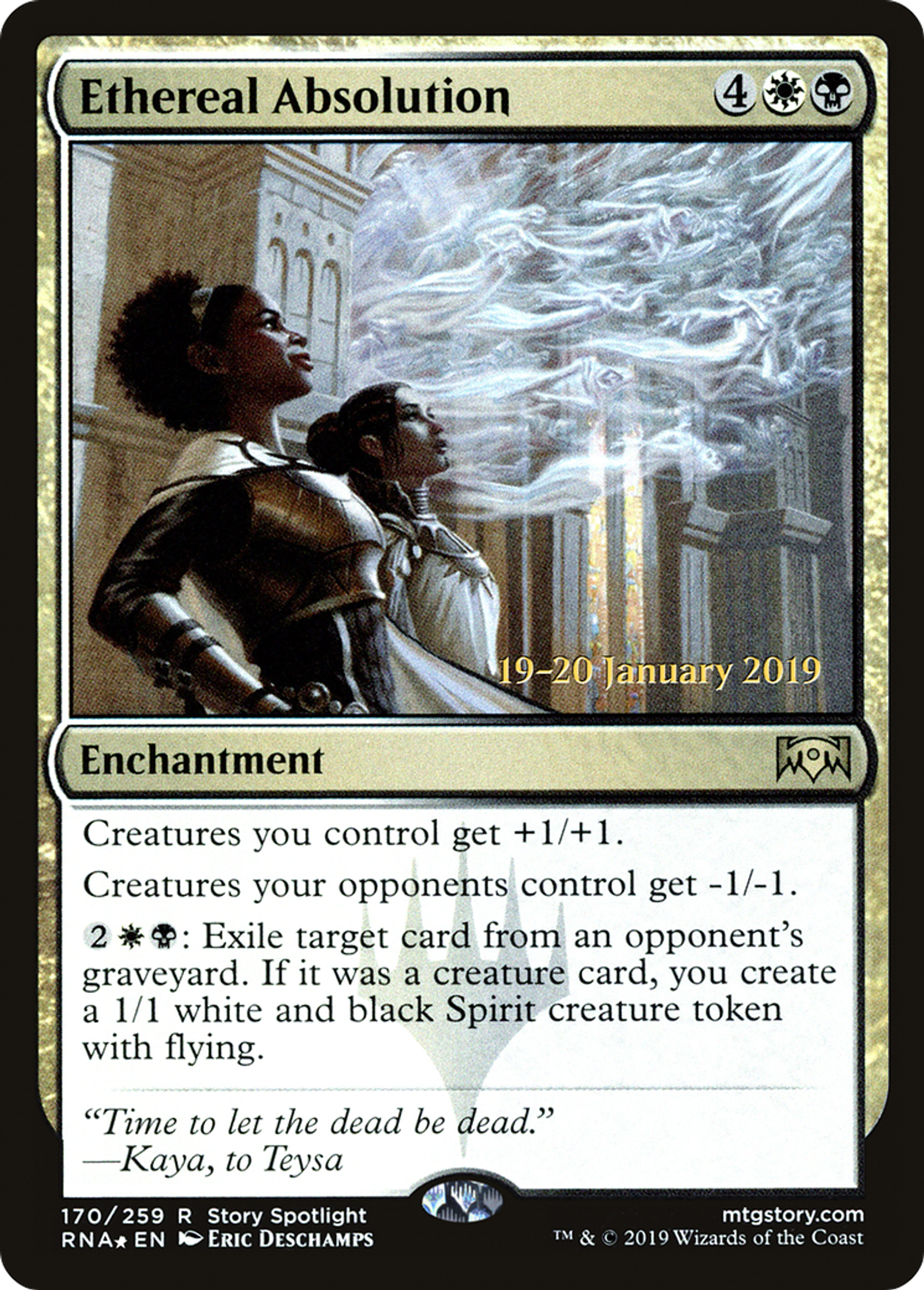 Ethereal Absolution — Ravnica Allegiance Promos — Magic: The Gathering