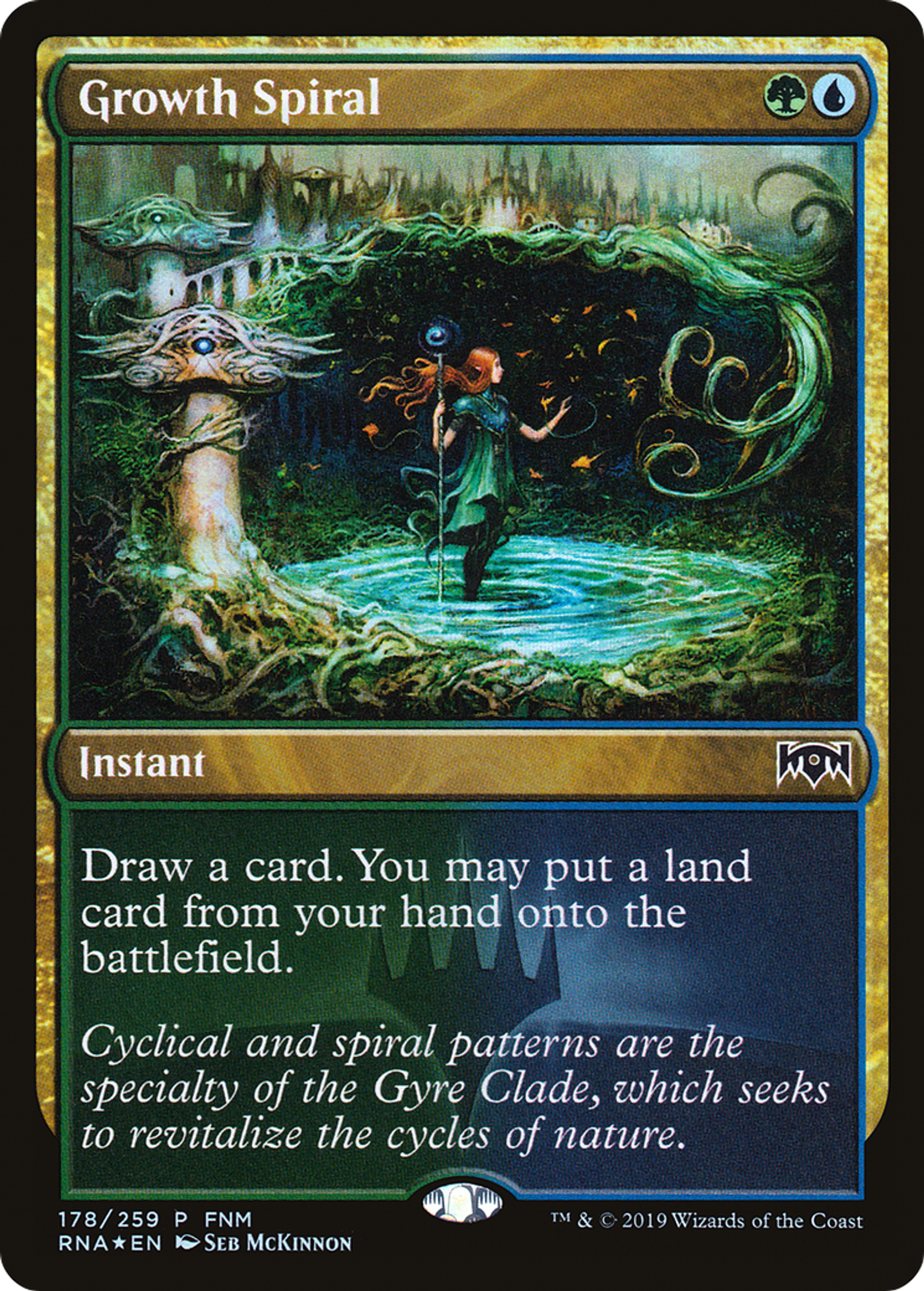 Growth Spiral — Ravnica Allegiance Promos — Magic: The Gathering