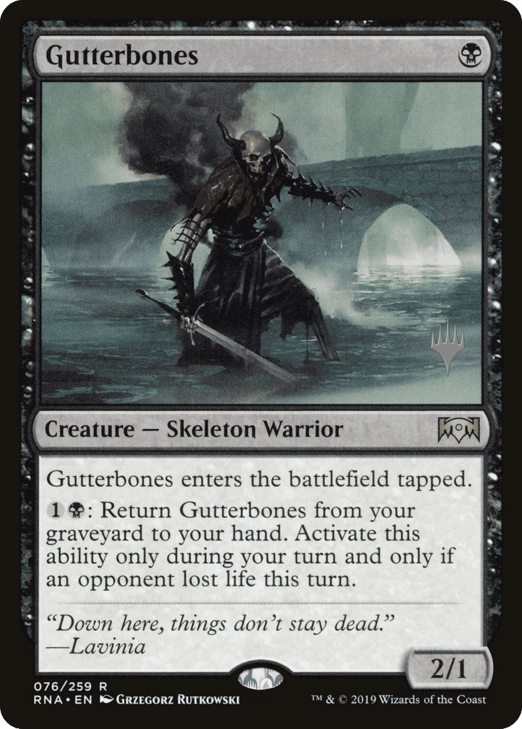 Gutterbones — Ravnica Allegiance Promos — Magic: The Gathering