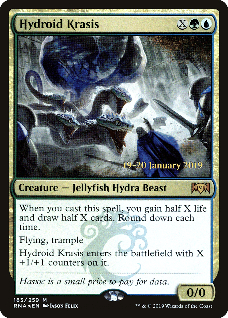 Hydroid Krasis — Ravnica Allegiance Promos — Magic: The Gathering