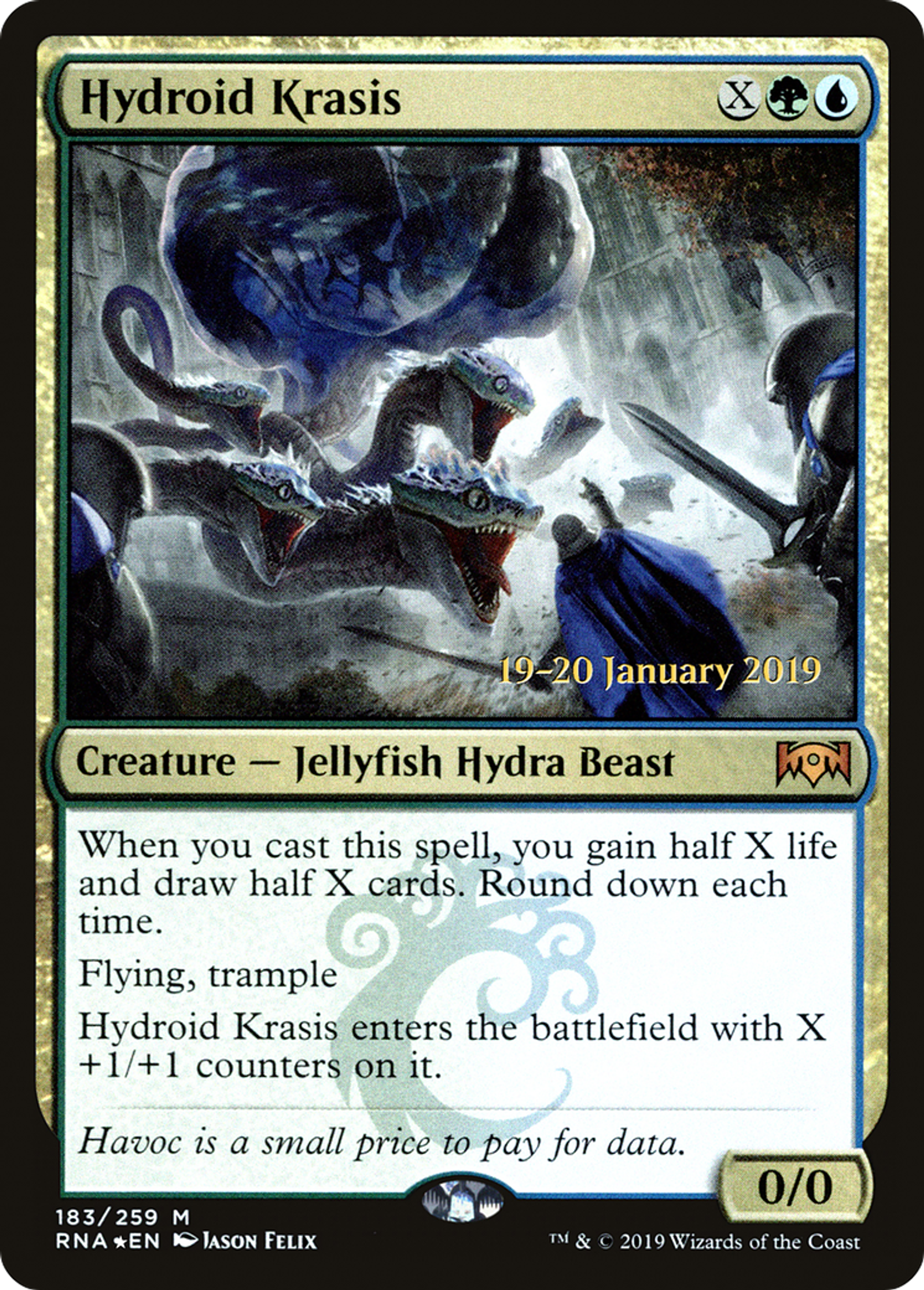 Hydroid Krasis — Ravnica Allegiance Promos — Magic: The Gathering