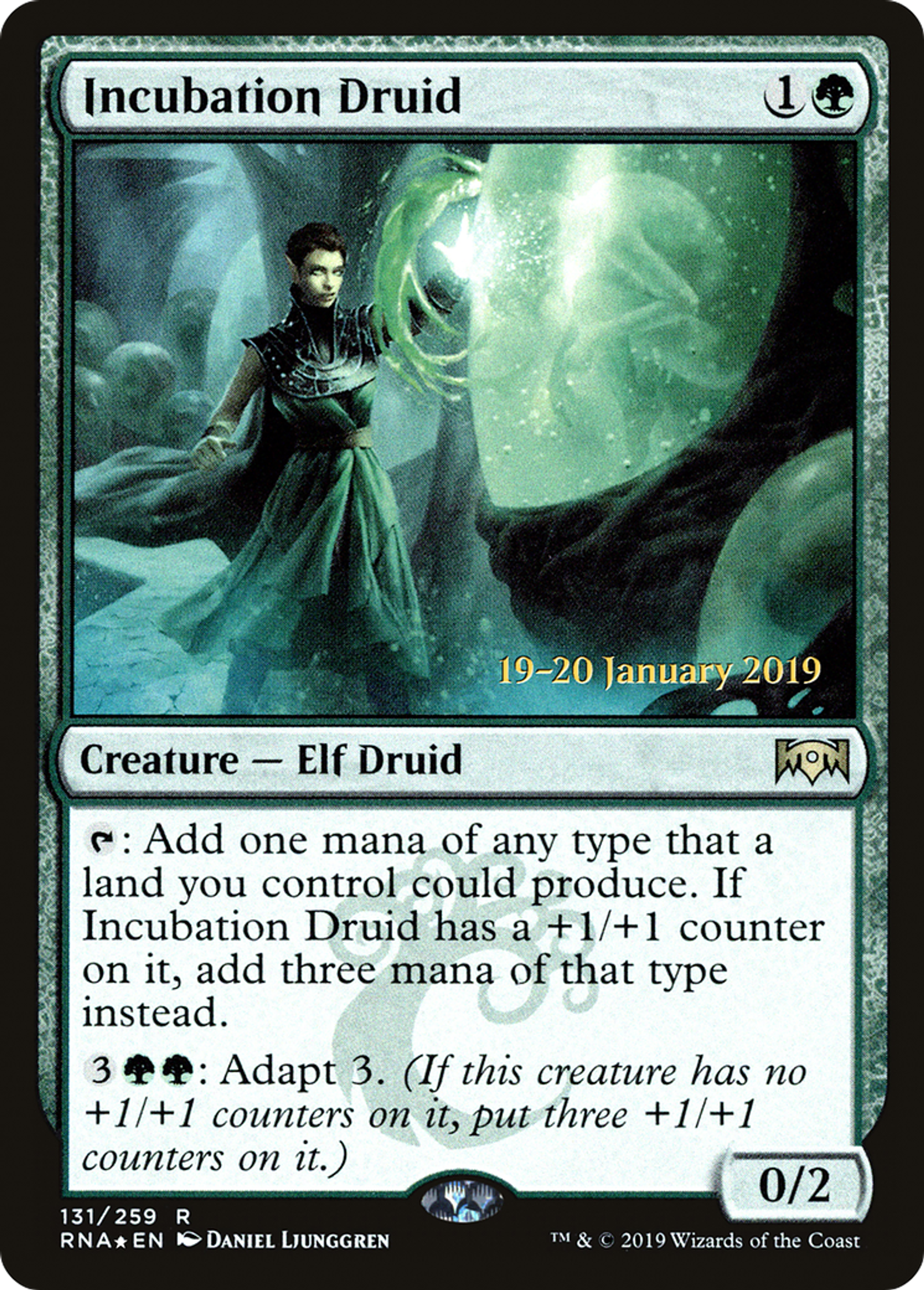 Incubation Druid — Ravnica Allegiance Promos — Magic: The Gathering