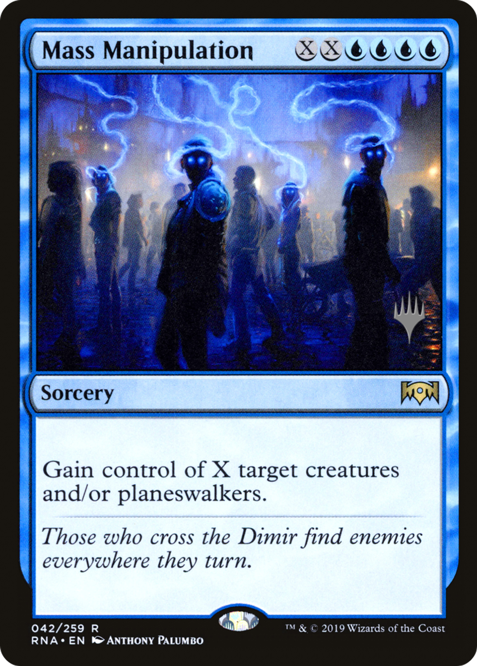 Mass Manipulation — Ravnica Allegiance Promos — Magic: The Gathering