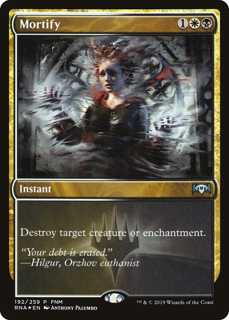 Mortify — Ravnica Allegiance Promos — Magic: The Gathering