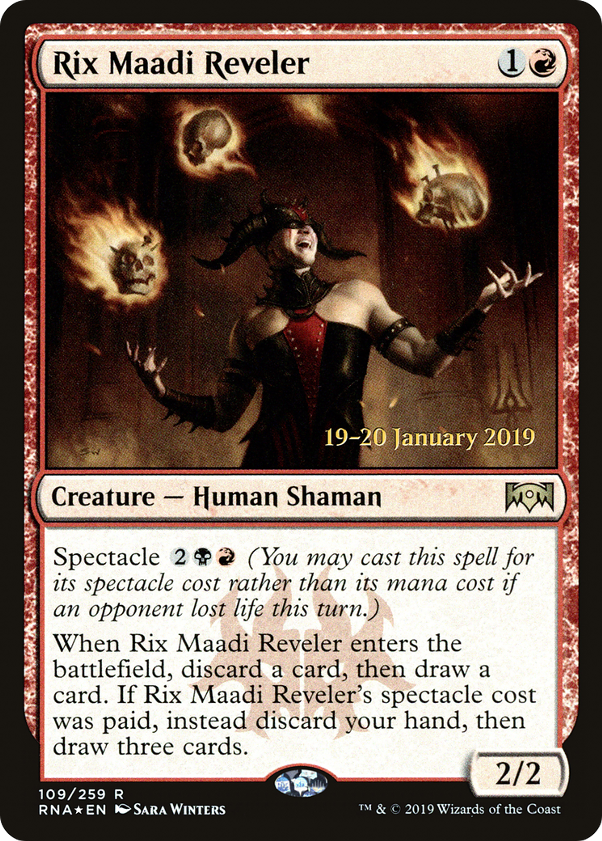 Rix Maadi Reveler — Ravnica Allegiance Promos — Magic: The Gathering
