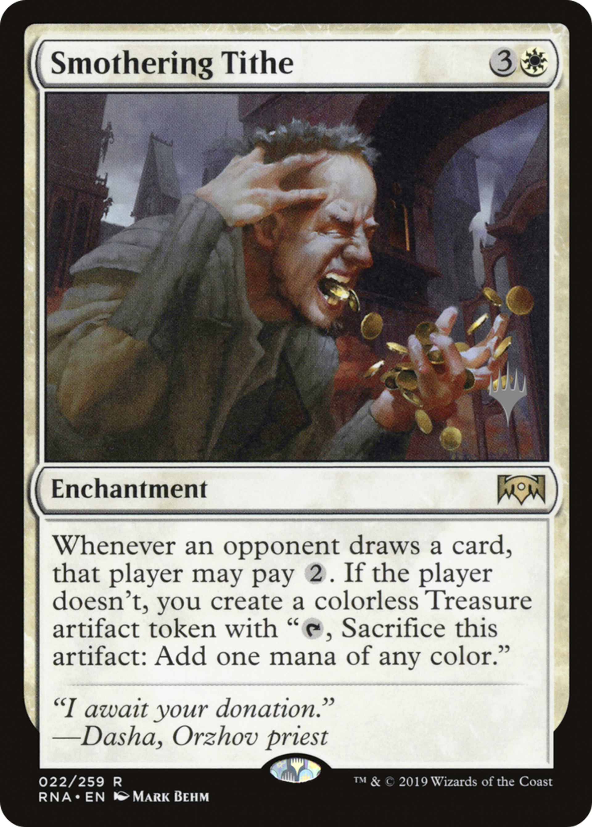 Smothering Tithe — Ravnica Allegiance Promos — Magic: The Gathering