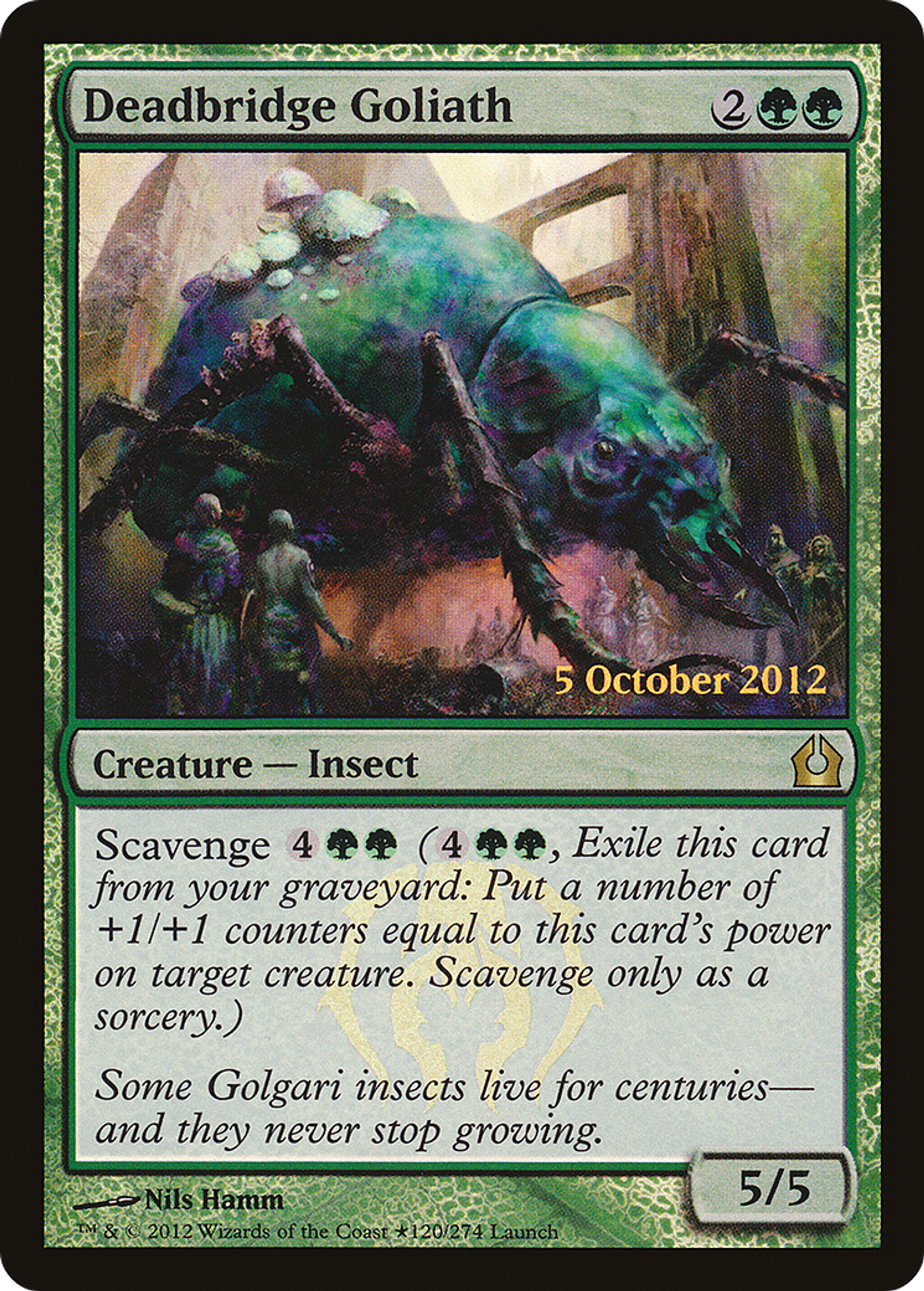 Deadbridge Goliath — Return to Ravnica Promos — Magic: The Gathering