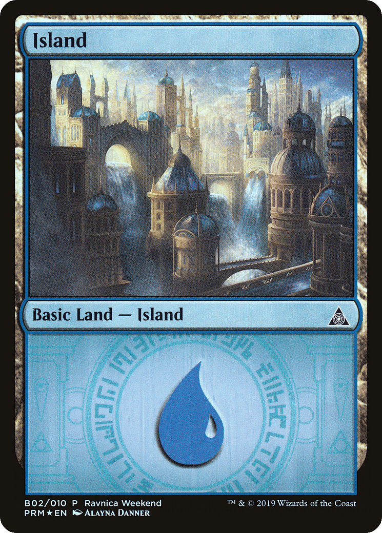 Island — RNA Ravnica Weekend — Magic: The Gathering