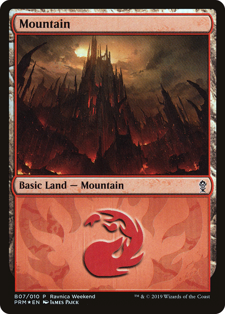 Mountain — RNA Ravnica Weekend — Magic: The Gathering