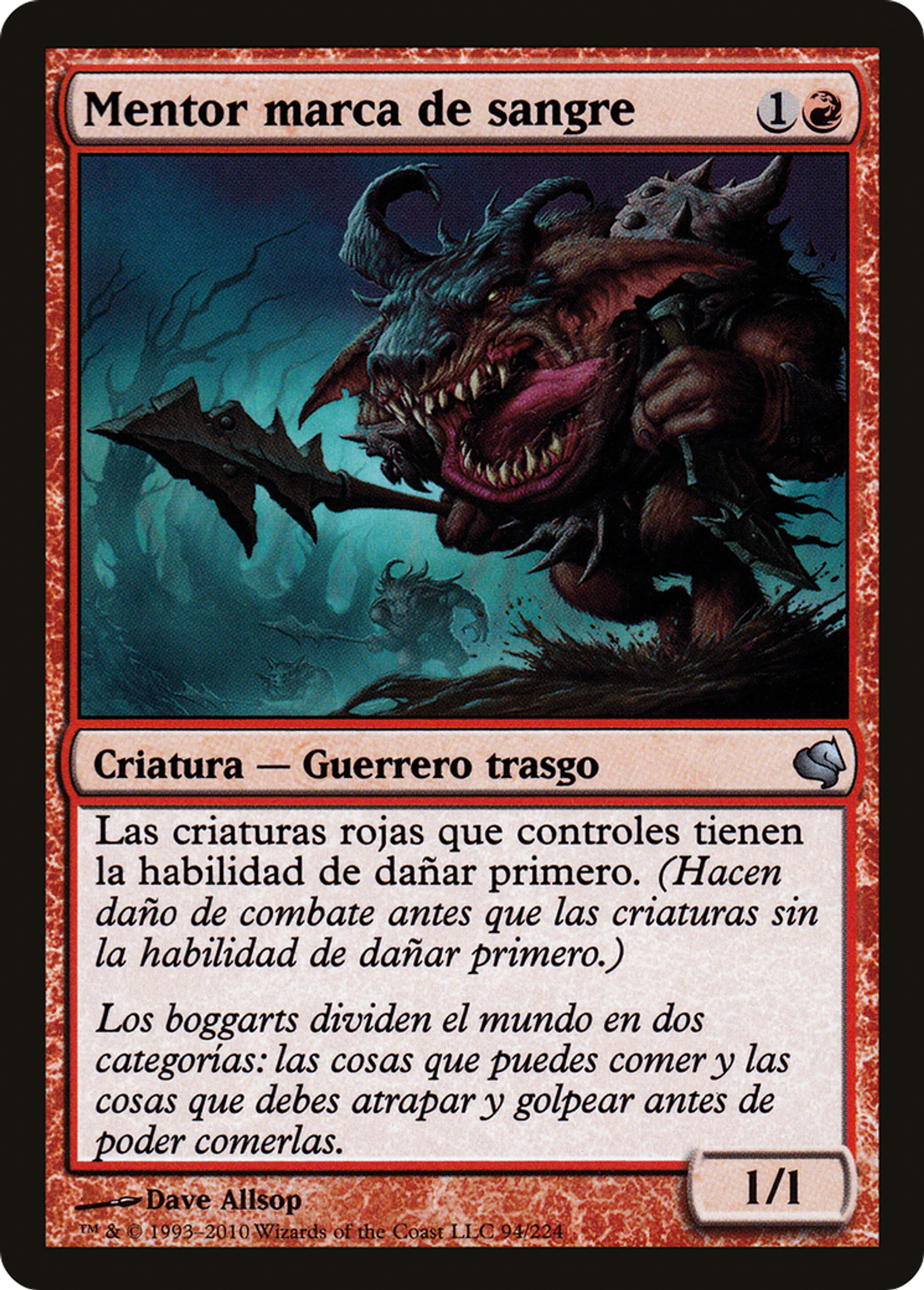Bloodmark Mentor — Salvat 2011 — Magic: The Gathering