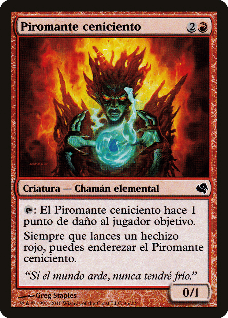 Cinder Pyromancer — Salvat 2011 — Magic: The Gathering