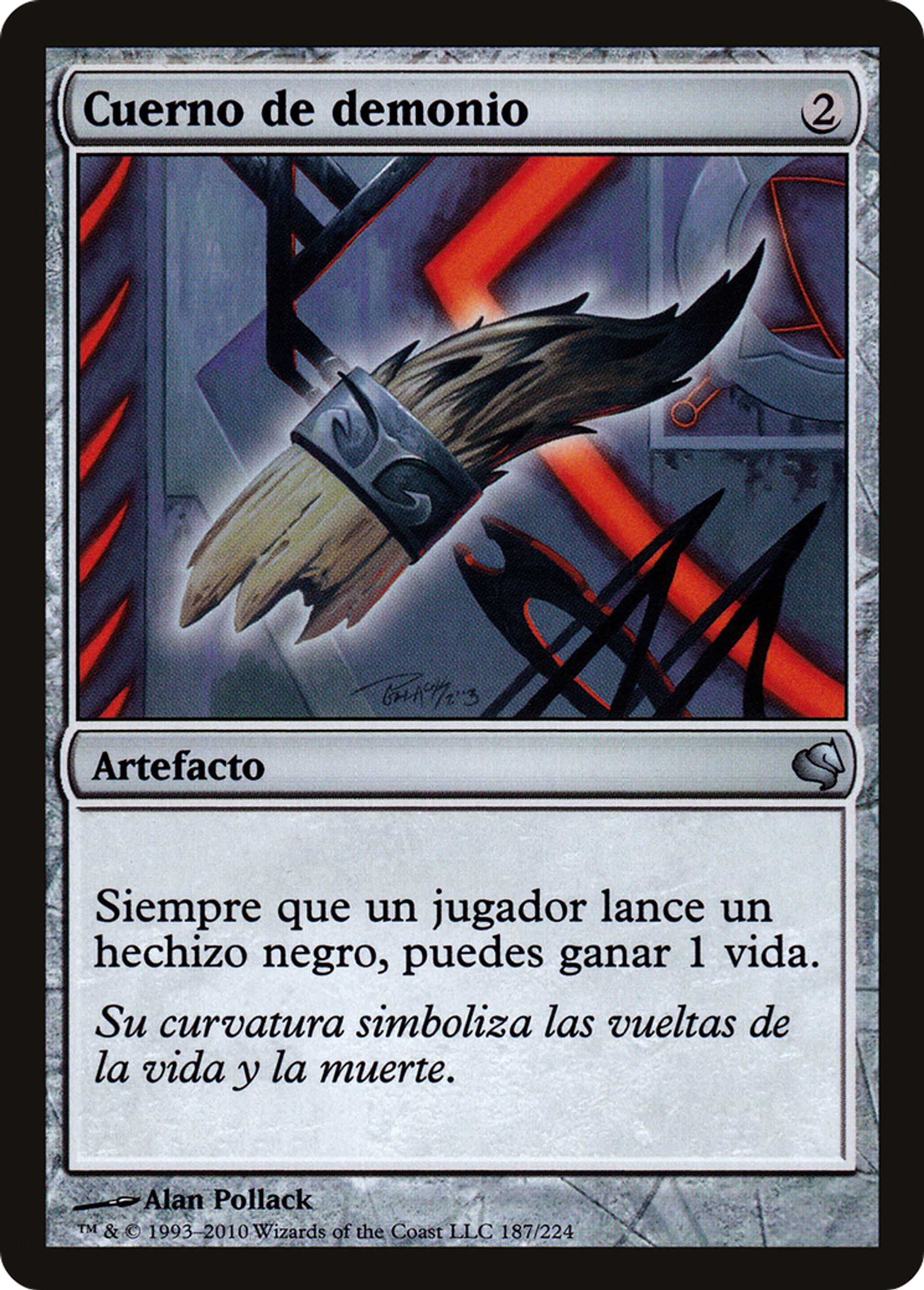 Demon's Horn — Salvat 2011 — Magic: The Gathering